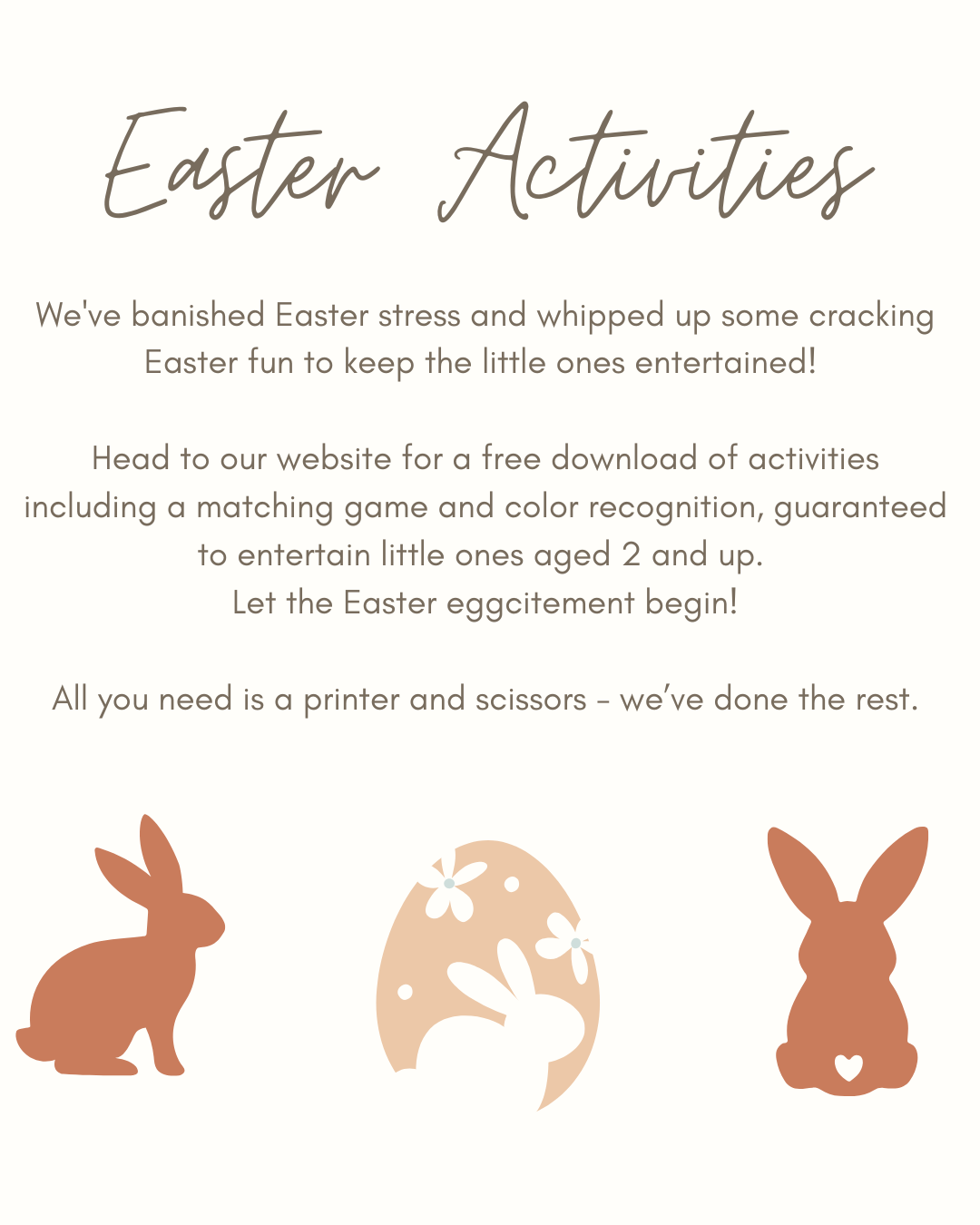 Montessori Easter Activities Booky - FREE