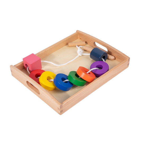 Montessori Toys New Zealand: Bead Stringing