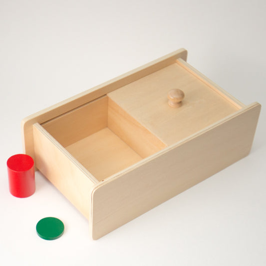 Montessori toys New Zealand: Box with Sliding Lid