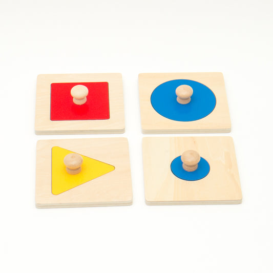 Montessori toys New Zealand: Multi-shape Knobbed Puzzles