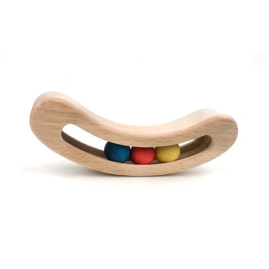 Montessori toys New Zealand: Rattle (Peas in Pod)