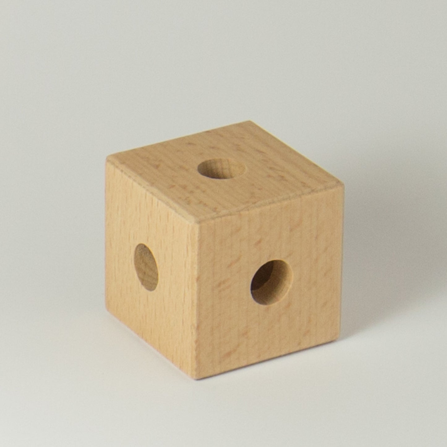 Montessori toys for Babies New Zealand: Rattle (Cube with Bell)