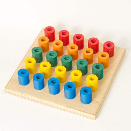 Montessori Toys in New Zealand: Stacking Peg Board