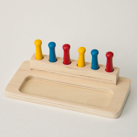 Montessori Toys New Zealand: Imbucare Peg Board