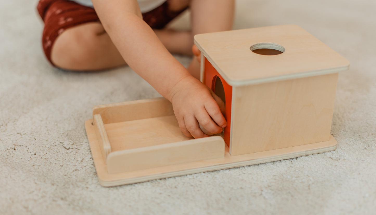 Object Permanence Box with Tray