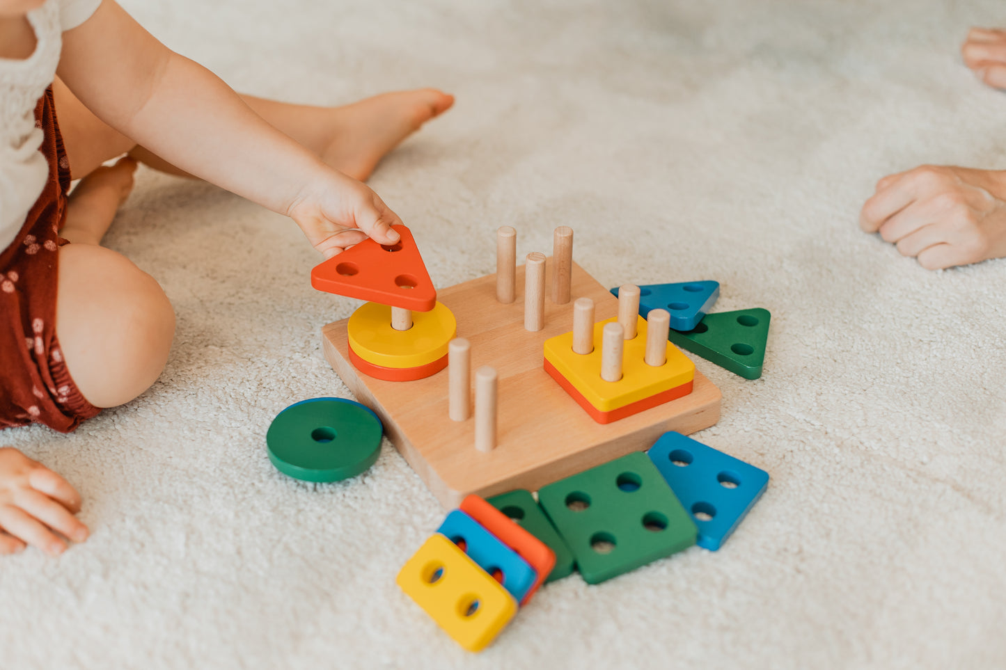 Geometric Shapes on Dowels