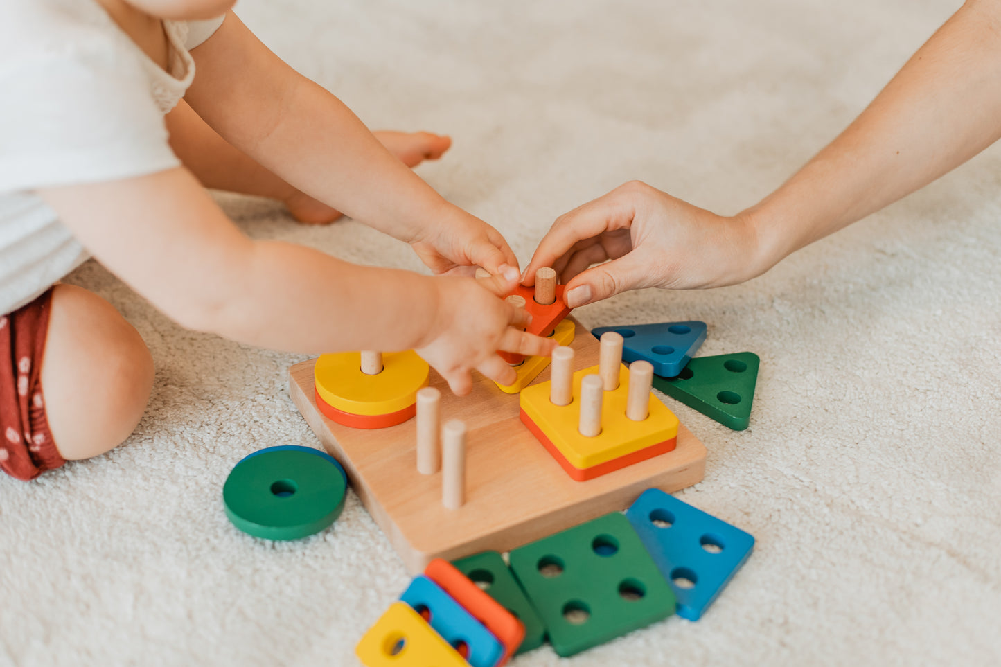 Geometric Shapes on Dowels