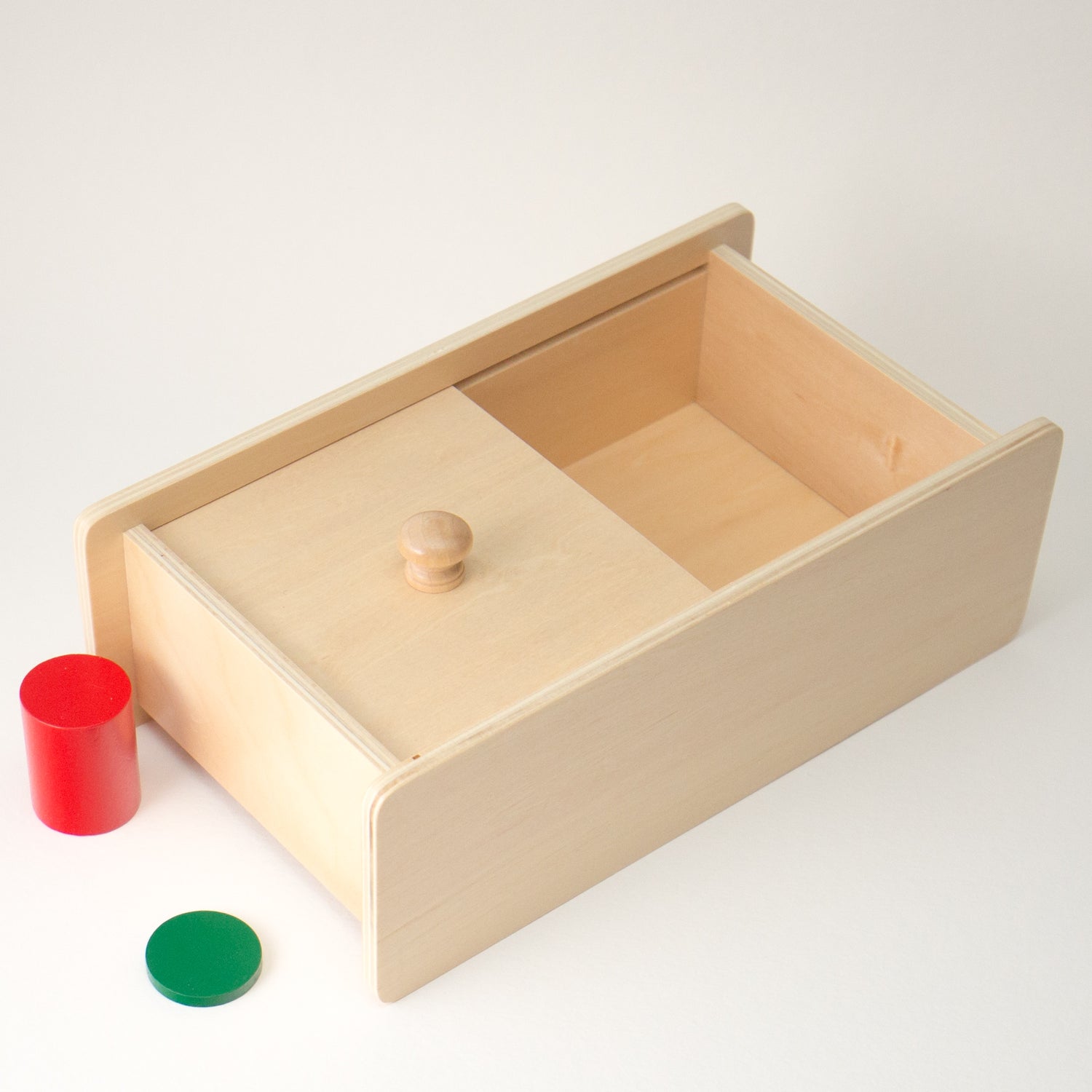 Sliding top box store baby toy