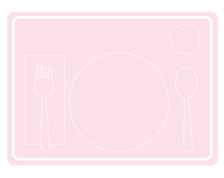 Montessori Placemat Pink